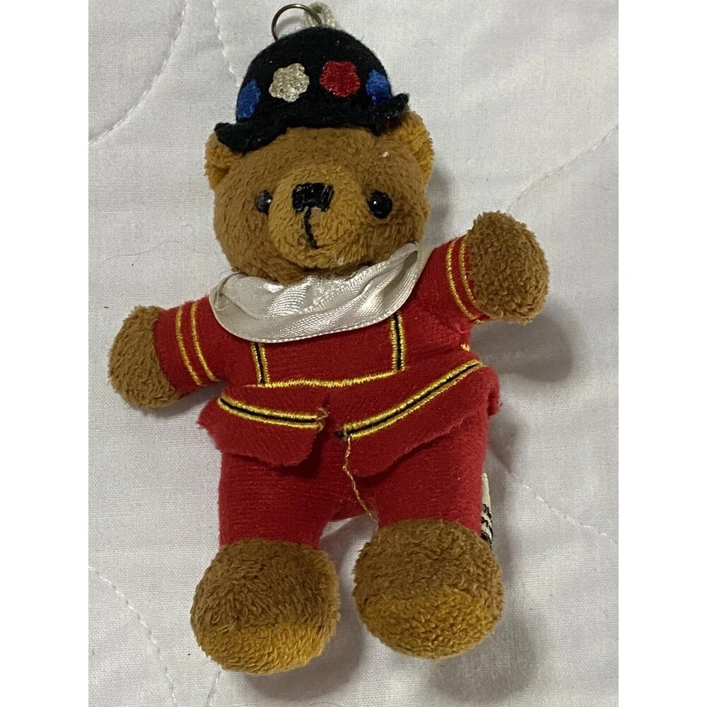Teddy Bear Keel Toys British Royal Guard London Beefeater Plush Red Stuffed 9